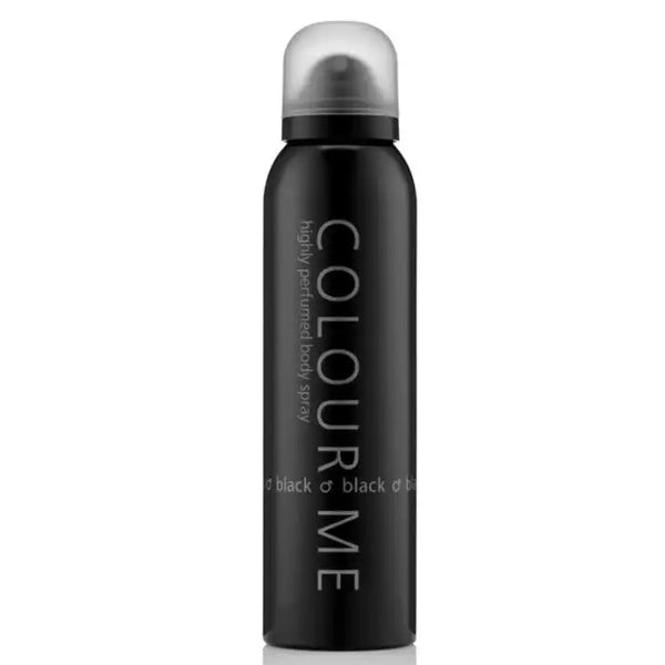 Milton Lloyd Colour Me Black Perfumed Body Spray 150ml Smile