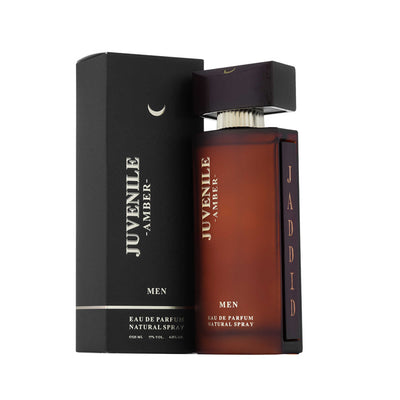 JADDID Juvenile Amber For Men EDP 125ML | Amber Woody Perfume