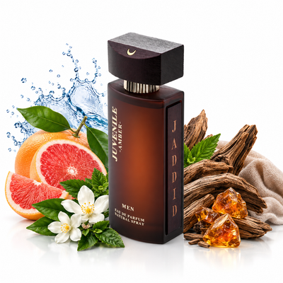 JADDID Juvenile Amber For Men EDP 125ML | Amber Woody Perfume
