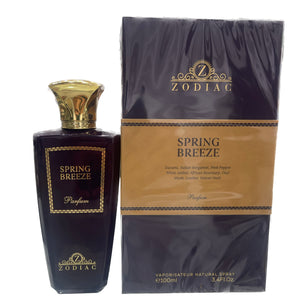 Zodiac Spring Breeze Parfum for unisex 100Ml
