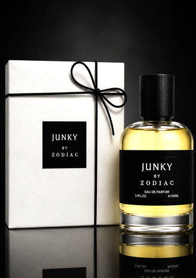 Zodiac Junky Eau De Perfume 100ml | Luxury Unisex Leather Woody Perfume with Iris & Patchouli | Long Lasting Signature Fragrance