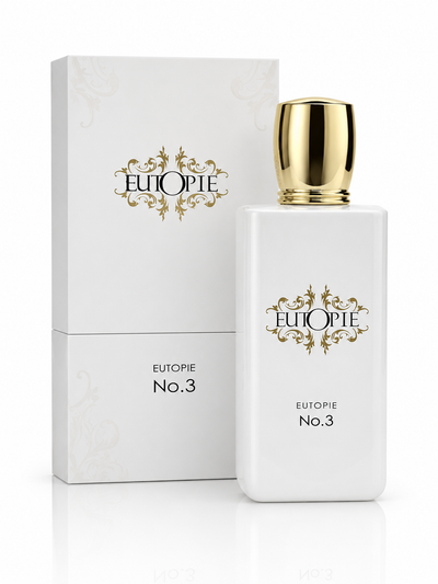 Eutopie No. 3 Eau de Parfum Spray 100ml | Elegant Woody Amber Perfume with Sandalwood & Musk