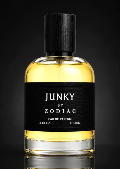 Zodiac Junky Eau De Perfume 100ml | Luxury Unisex Leather Woody Perfume with Iris & Patchouli | Long Lasting Signature Fragrance