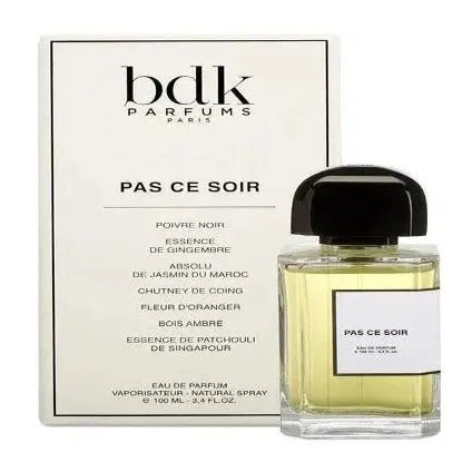 Bdk Parfums Pas Ce Soir Eau de Parfum 100ml - Smile Perfumes