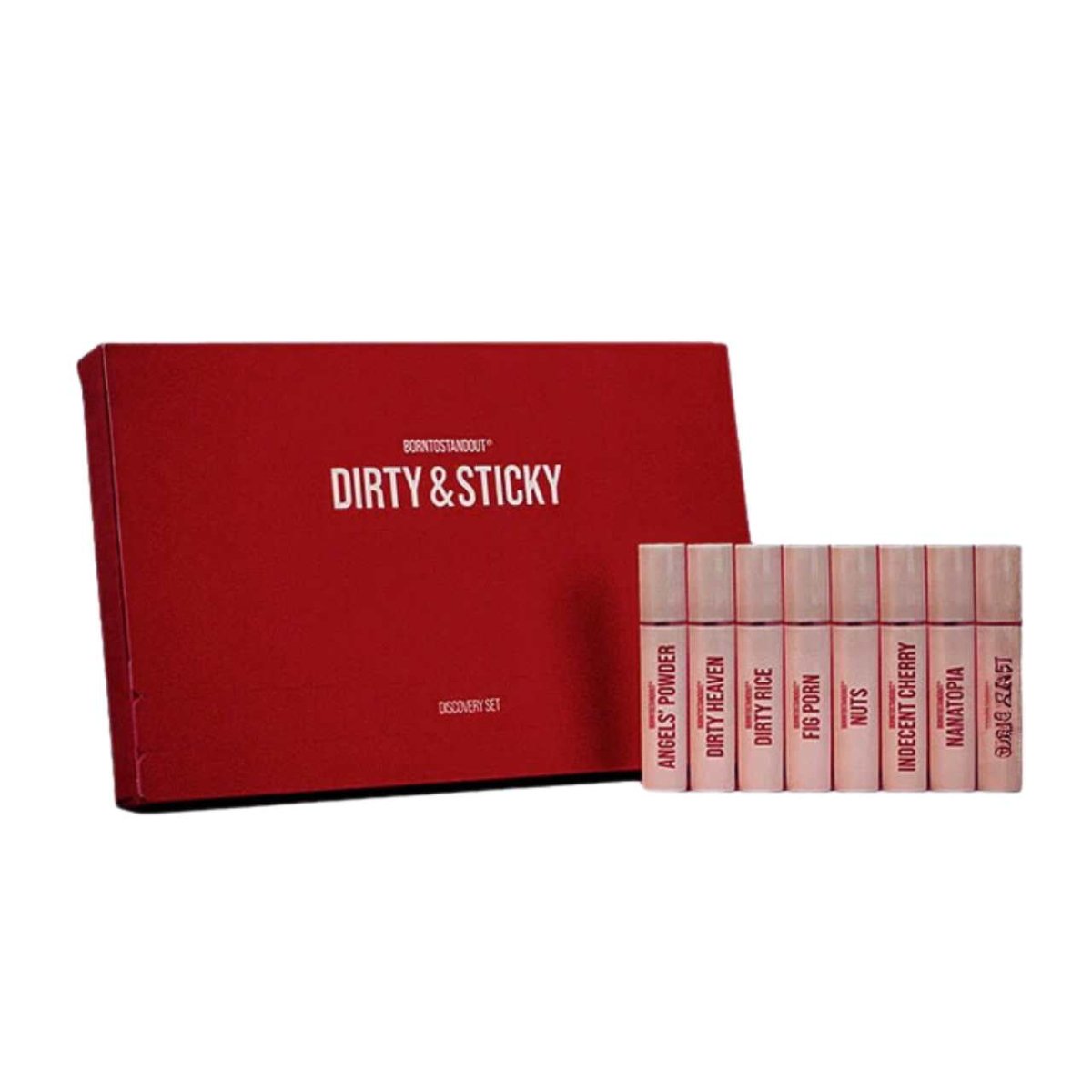 Borntostandout Dirty and Sticky Discovery Set 8x2ml - Smile Perfumes