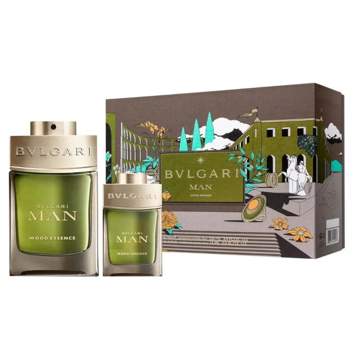 Bvlgari Man Wood Essence Gift Set 100ml plus 15ml - Smile Perfumes