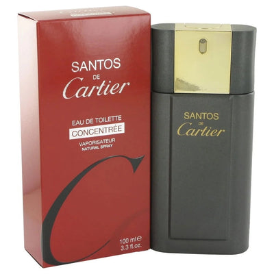Cartier SANTOS DE CARTIER Eau De Toilette Concentree Spray for Men 3.4 oz - Smile Perfumes