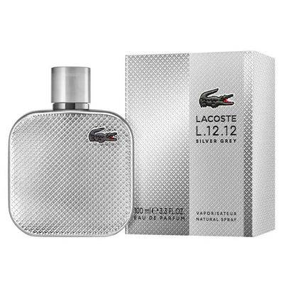 Lacoste L 12 12 Silver Grey Eau de Parfum 100ml - Smile Perfumes