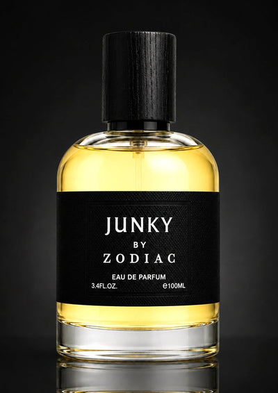 Zodiac Junky Eau De Perfume 100ml | Luxury Unisex Leather Woody Perfume with Iris & Patchouli | Long Lasting Signature Fragrance - Smile Perfumes