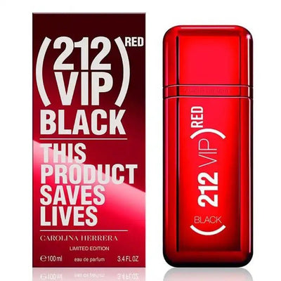 Carolina Herrera 212 Vip Black Red Limited Edition (Edp) 100ml - Smile Perfumes