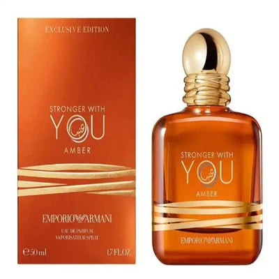 Emporio Armani Emporio Stronger With Amber / EDP Spray 3.4 oz (100 ml) - Smile Perfumes